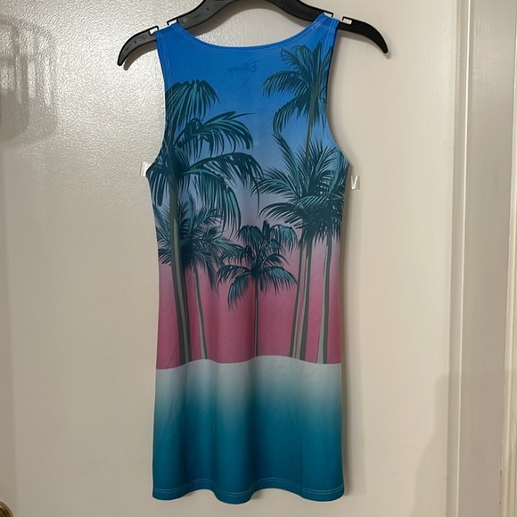 NWT DISNEY MICKEY & MINNIE MOUSE TANK DRESS GIRLS M 7-8 BEACHY SUMMER STRETCH - Picture 3 of 8